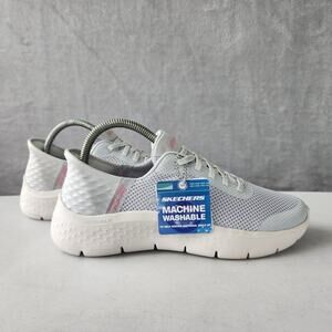 Skechers Slip ins Shoes Womens Size 8.5 Comfort Go Walk Flex Sneakers Gray NEW